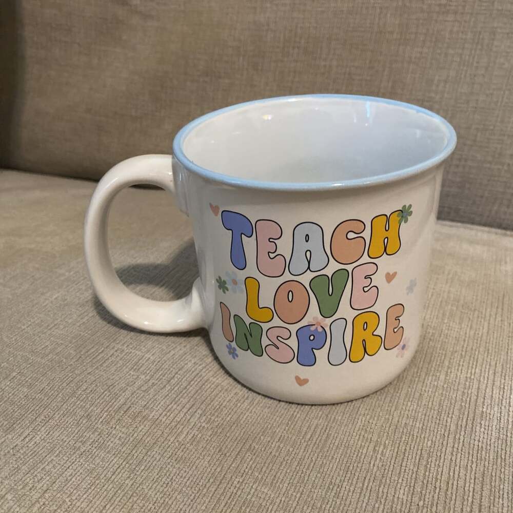 Celebrate It "Teach, Love, Inspire" Mug 17.8oz